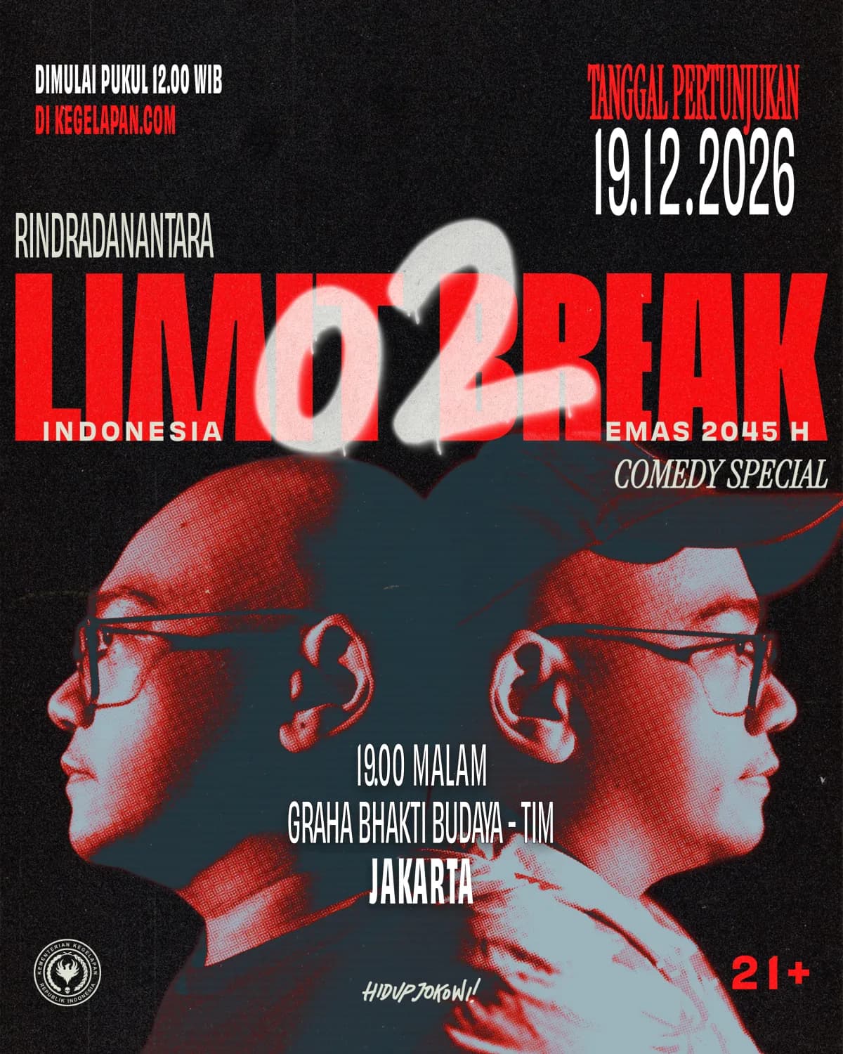 Poster LIMIT BREAK 02 Jakarta — Show Malam